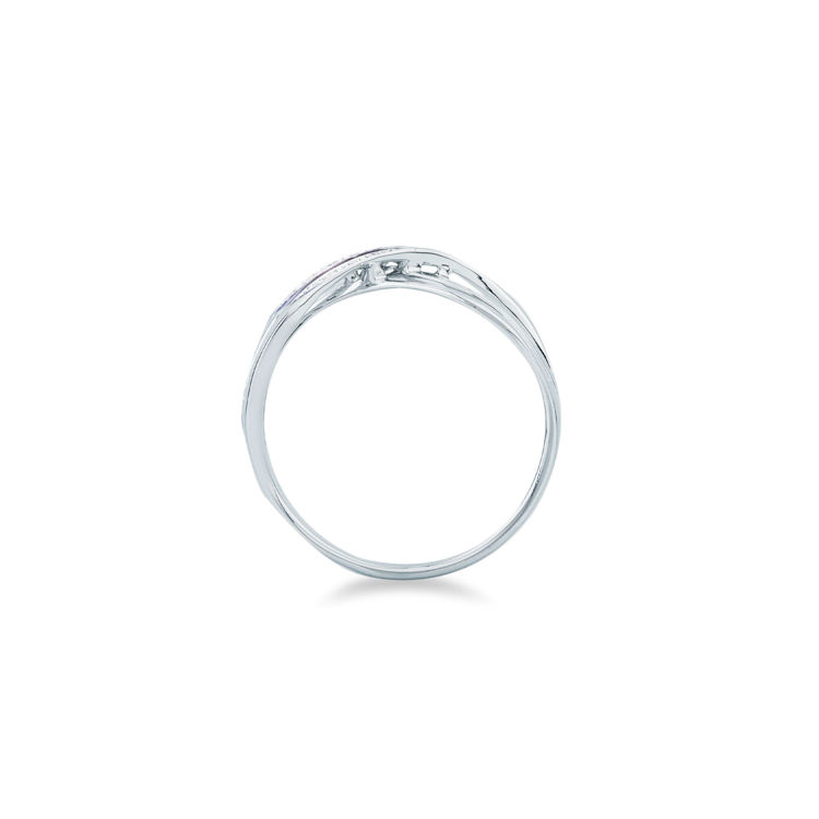 Picture of Ring with diamond in white gold