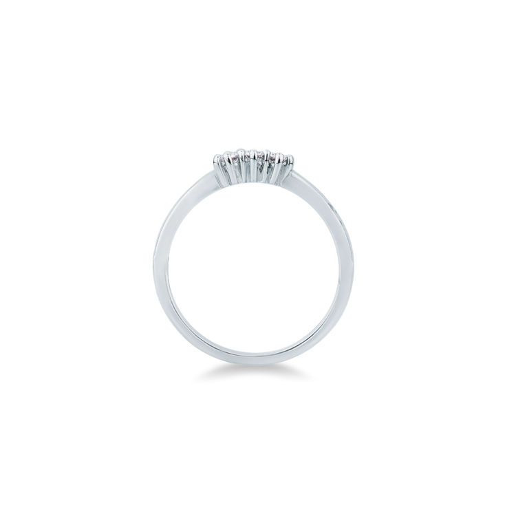 Picture of Ring with diamond in white gold